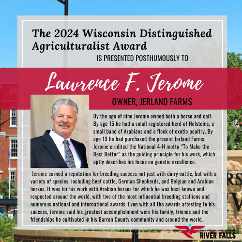 WI Distinguished Agriculturalist 2024