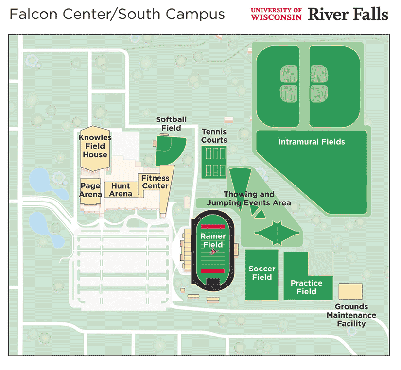 Falcon Center Aerial Drawing
